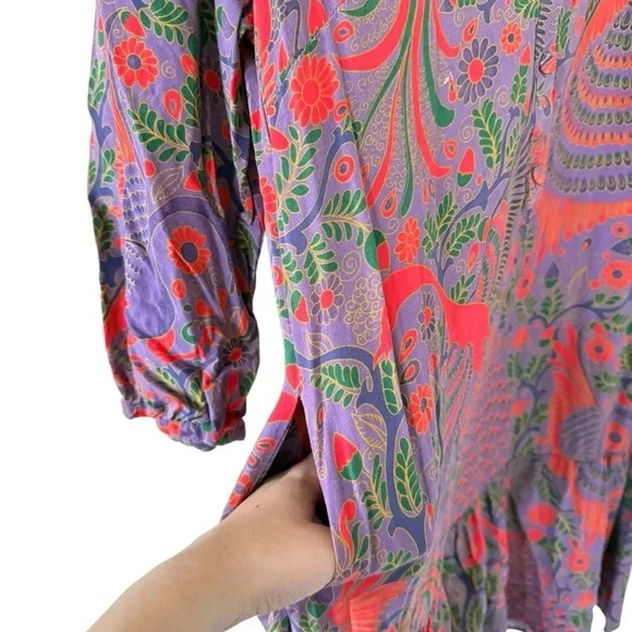 Tuckernuck Peacock Gwyneth Bamboo Shirt Dress - Picture 6 of 8